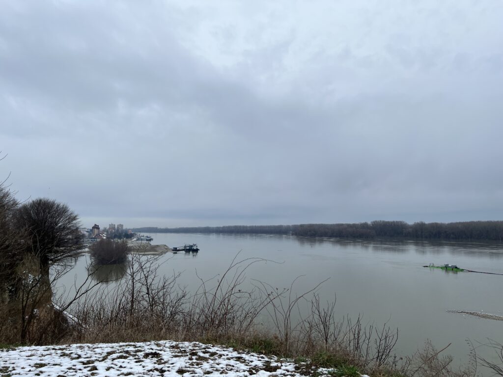 Blick über die Donau nach Serbien (HR)